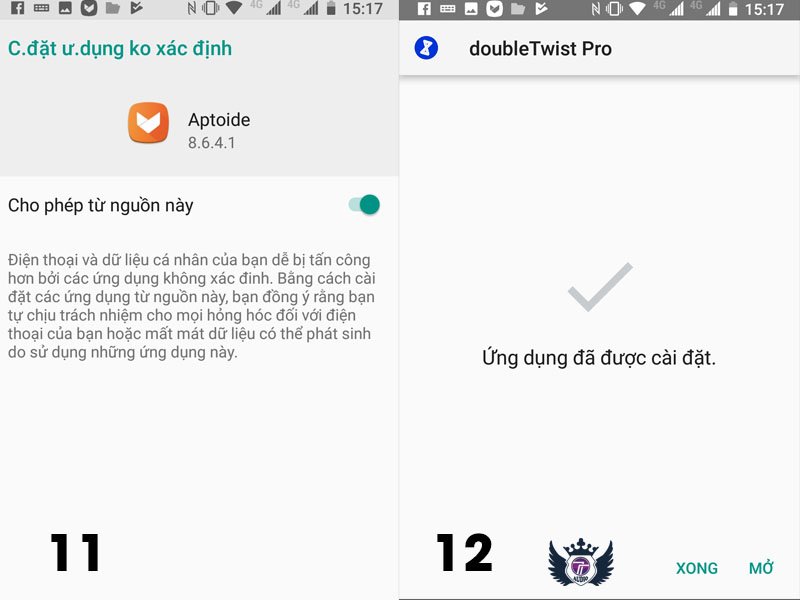 chơi airplay trên android