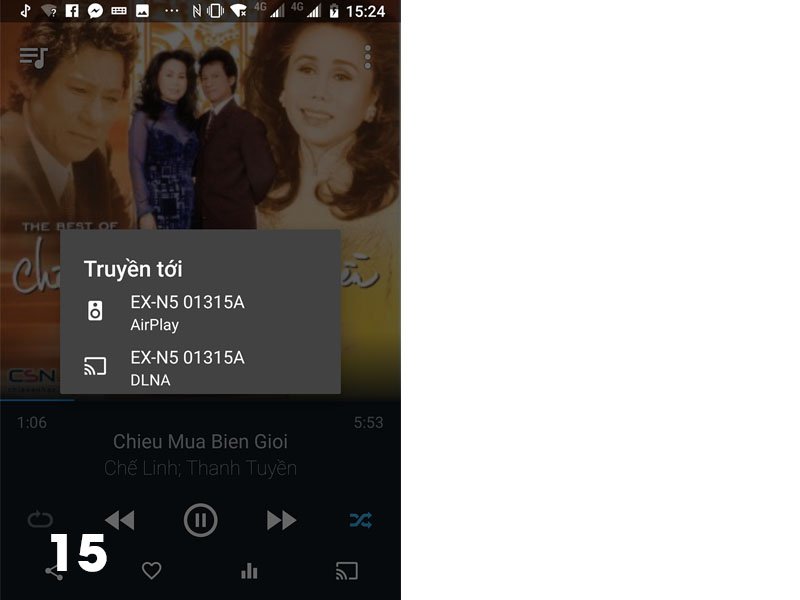 chơi airplay trên android