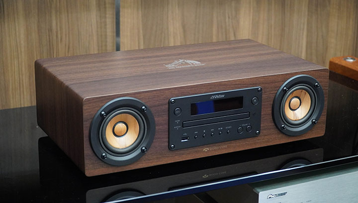 victor ex d6 loa màng gỗ dáng đài nằm cực đẹp