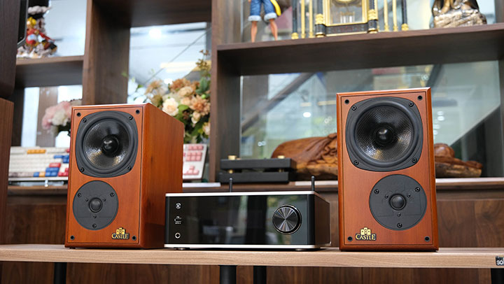 denon dra-150h và castle richmound