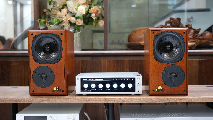 rose rs201 và loa castle richmound