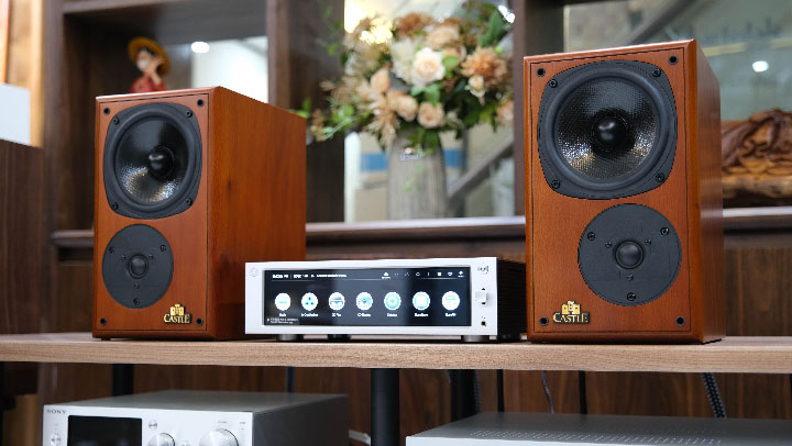 rose rs201 và loa castle richmound